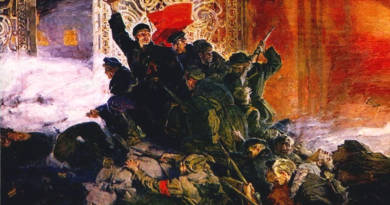 104 aniversario de la Revolución de Octubre.